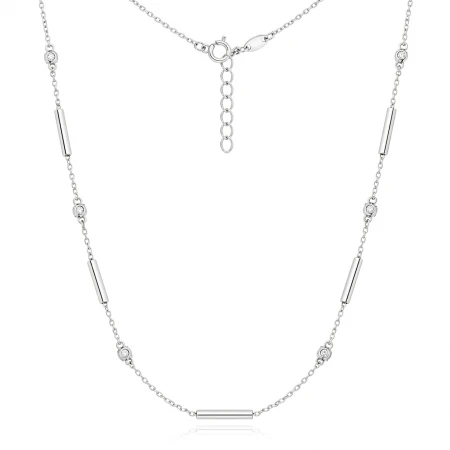 Сребърно колие Elvara