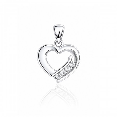 Сребърен медальон Heart Line Сребърен медальон Heart Line