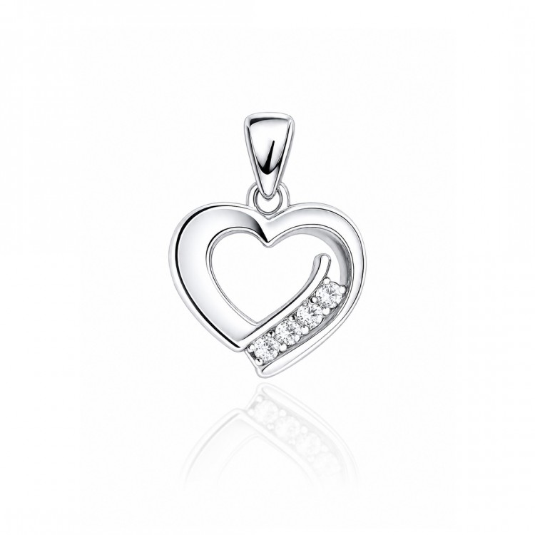 Сребърен медальон Heart Line Сребърен медальон Heart Line