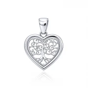 Сребърен медальон Life Heart