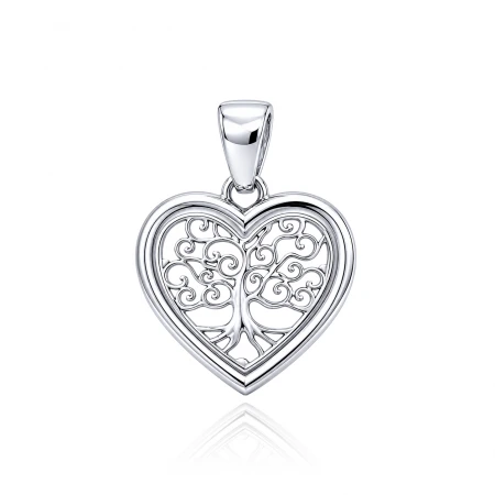 Сребърен медальон Life Heart