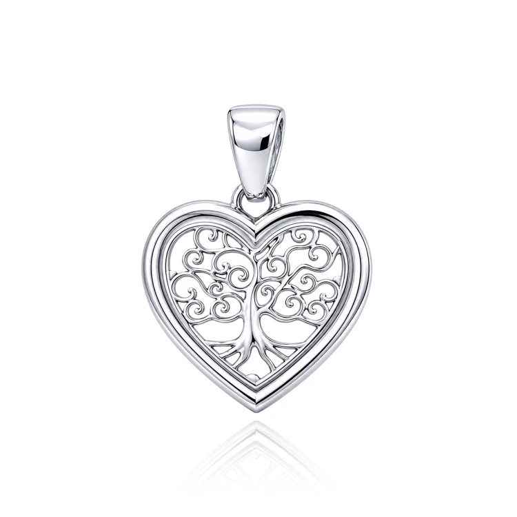 Сребърен медальон Life Heart Сребърен медальон Life Heart