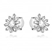 Сребърни обеци Moonlit Garden