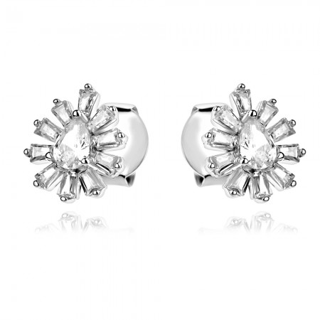 Сребърни обеци Moonlit Garden