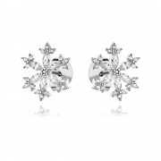 Сребърни обеци Florelle