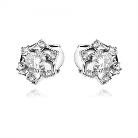 Сребърни обеци Miri Bloom