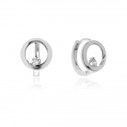 Сребърни обеци Dazzle