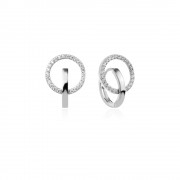 Сребърни обеци Galaxy