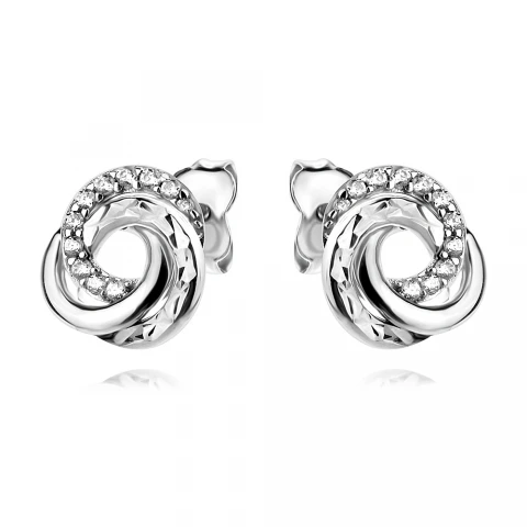 Сребърни обеци Infinity Shine Сребърни обеци Infinity Shine