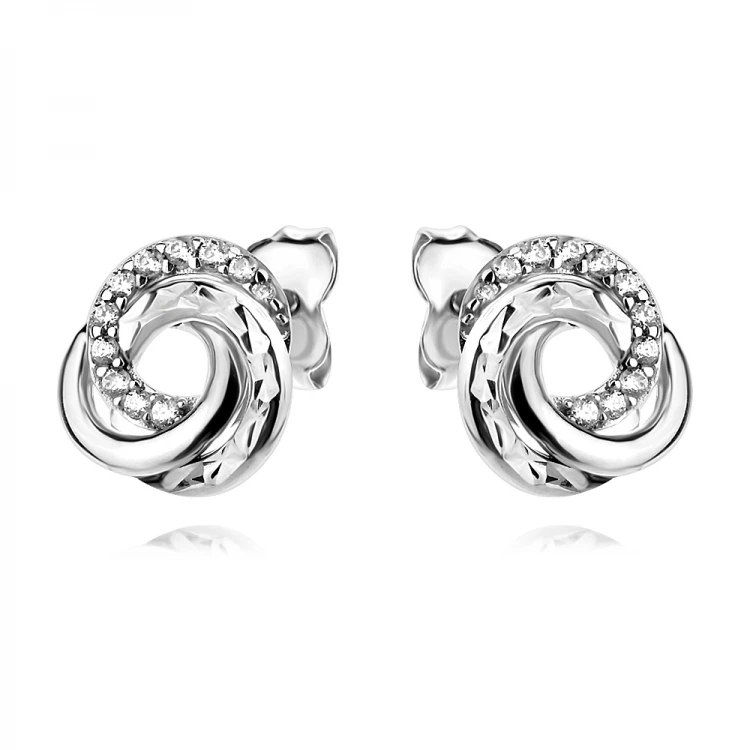 Сребърни обеци Infinity Shine Сребърни обеци Infinity Shine
