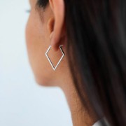 Сребърни обеци Silver Kite