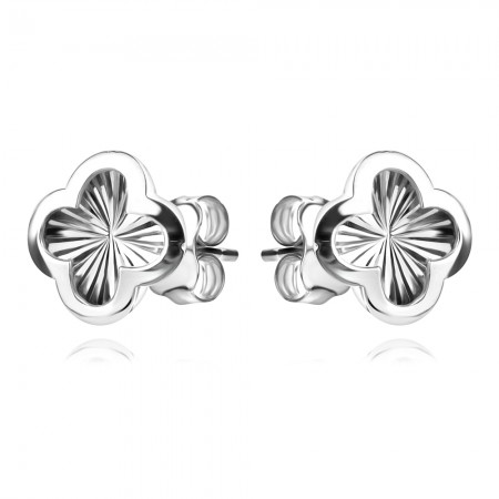 Сребърни обеци Clover Glow Сребърни обеци Clover Glow