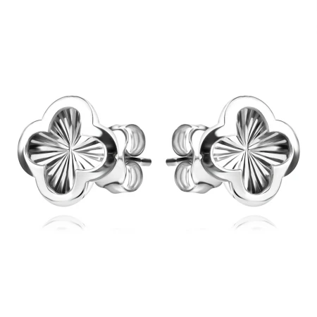 Сребърни обеци Clover Glow Сребърни обеци Clover Glow