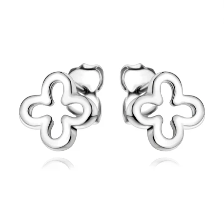 Сребърни обеци Clover Frame Сребърни обеци Clover Frame