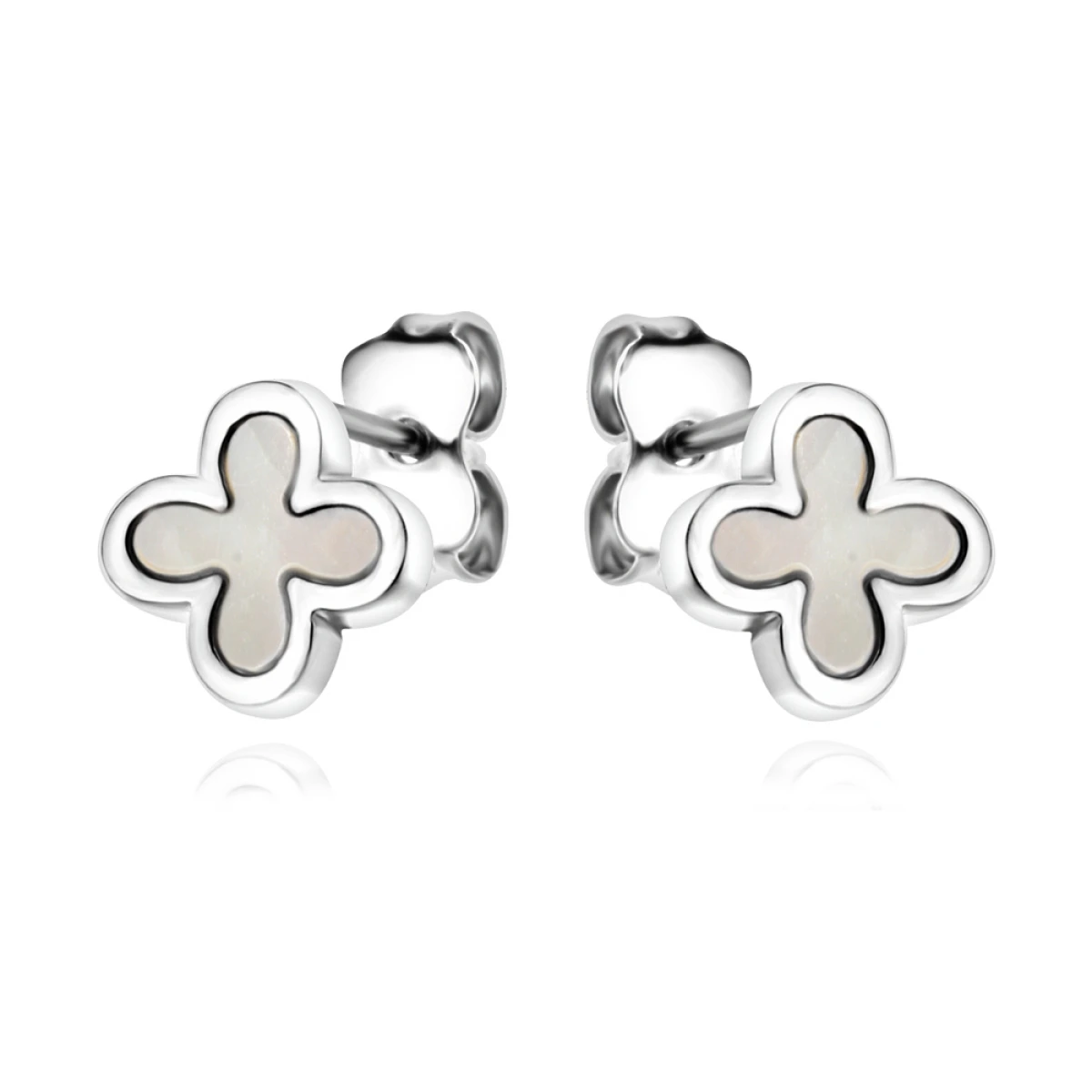 Сребърни обеци Clover Pearl Сребърни обеци Clover Pearl