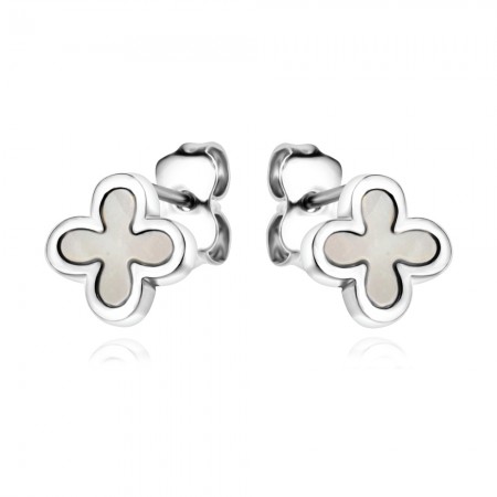 Сребърни обеци Clover Pearl Сребърни обеци Clover Pearl