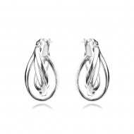 Сребърни обеци Serenity