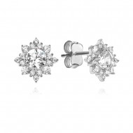 Сребърни обеци Flower Spark Сребърни обеци Flower Spark