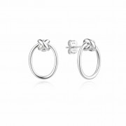 Сребърни обеци Obie 