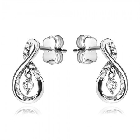 Сребърни обеци Estelia