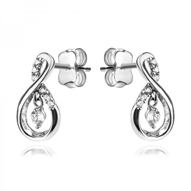 Сребърни обеци Estelia