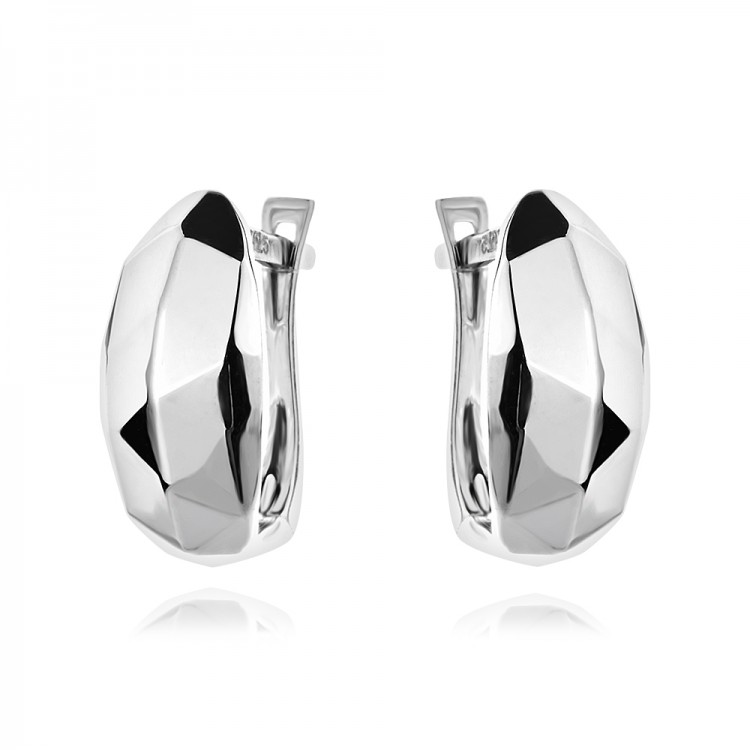 Сребърни обеци Oktava