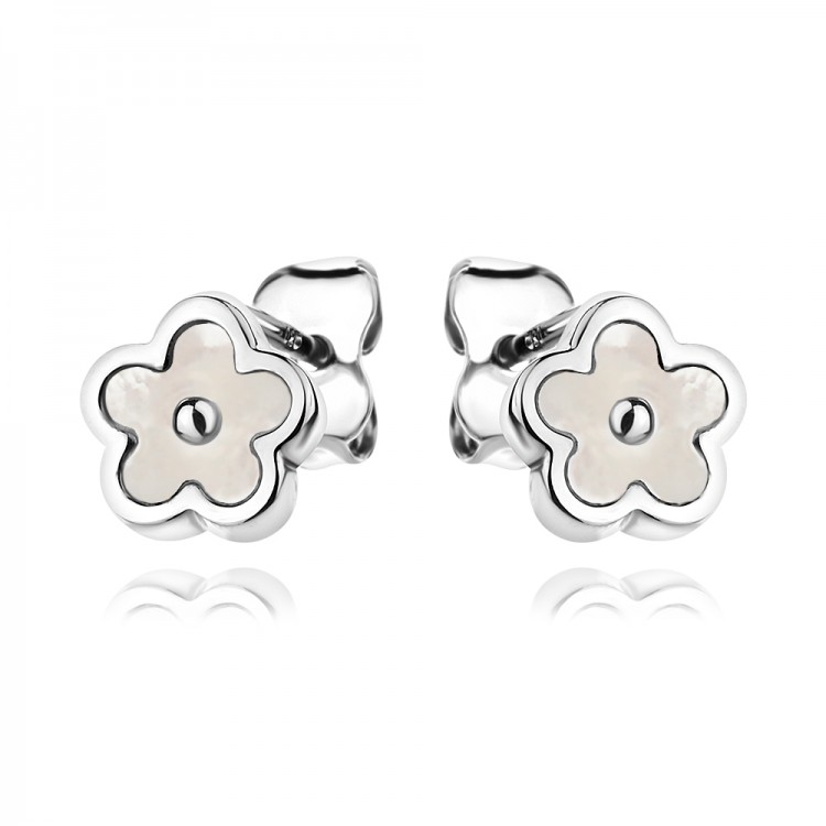 Сребърни обеци Iridia