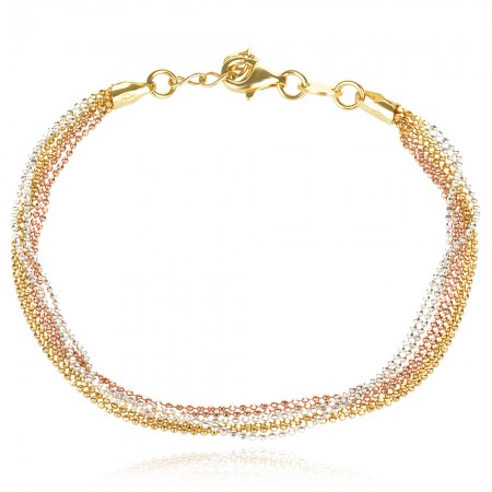 Сребърен синджир Топи