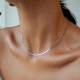 Сребърен синджир Herringbone Сребърен синджир Herringbone