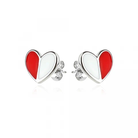 Детски сребърни обеци Heart Детски сребърни обеци Heart