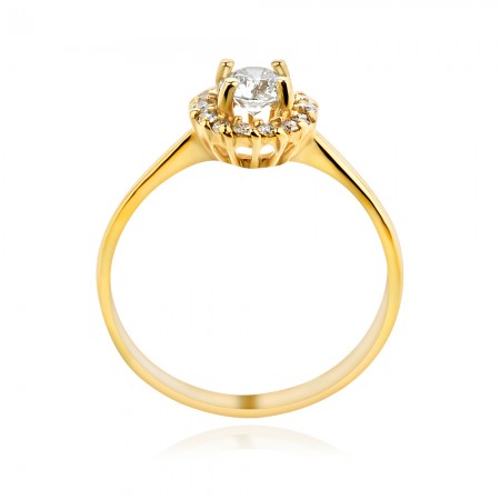 Годежен пръстен с диаманти Elie Годежен пръстен с диаманти Elie