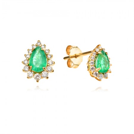 Oбеци с диаманти Emerald