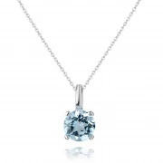 Златно колие Blue Topaz