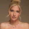 Колие с Диаманти и Изумруди Aura Clover
