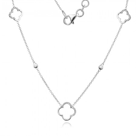 Колие с Диаманти Clover