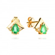 Oбеци с диаманти Emerald