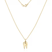 Златно колие с диаманти Diamond Smile