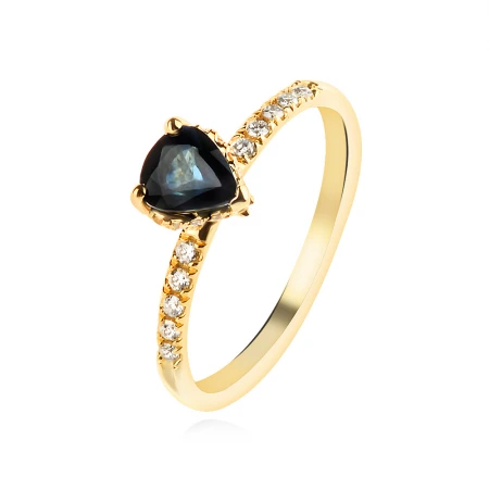 Пръстен С диаманти Midnight Blue Пръстен С диаманти Midnight Blue