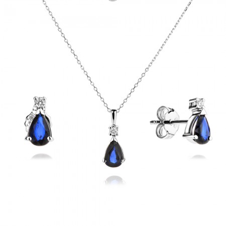 Пръстен С Диаманти и Сапфири Nivoda Пръстен С Диаманти и Сапфири Nivoda