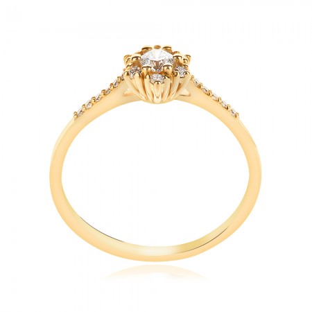 Годежен пръстен с диаманти Evin Годежен пръстен с диаманти Evin