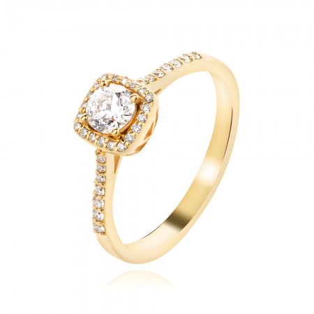 Годежен пръстен с диаманти Veloria
