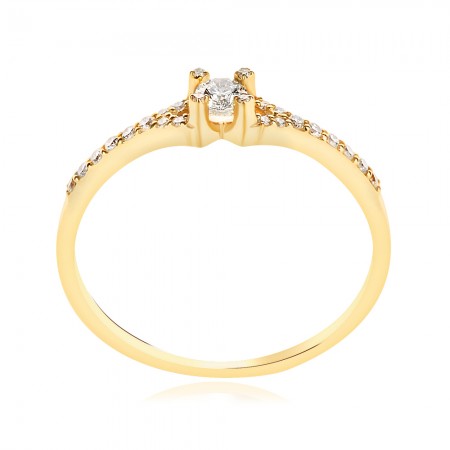 Годежен пръстен с диаманти Ava Годежен пръстен с диаманти Ava