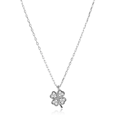Сребърно колие Clover Сребърно колие Clover