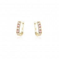 Златни детски обеци Pinky Златни детски обеци Pinky