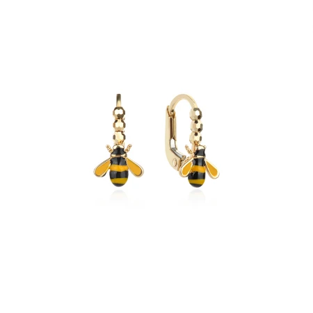 Златни детски обеци Bee Златни детски обеци Bee