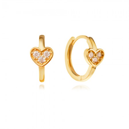 Златни детски обеци Lovie