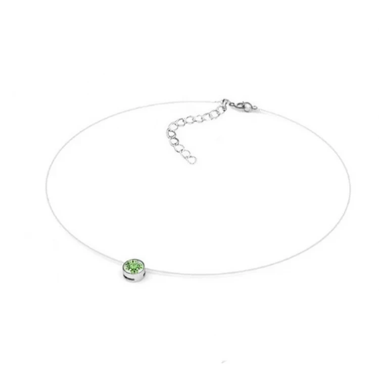 Колие с корда Peridot Green