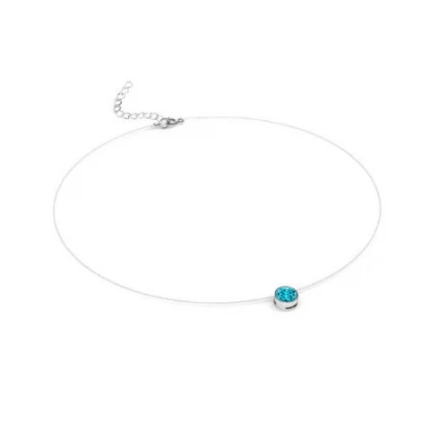 Колие с корда Blue Turquoise