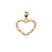 Златен медальон Heart