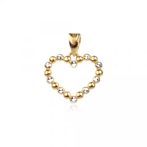 Златен медальон Heart
